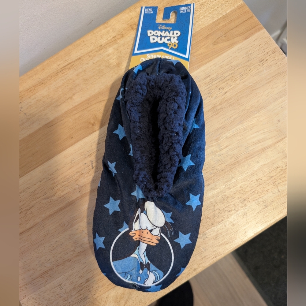 Disney Donald Duck Blue Slippers Mens Size SP Brand New with tag from Mad Engine